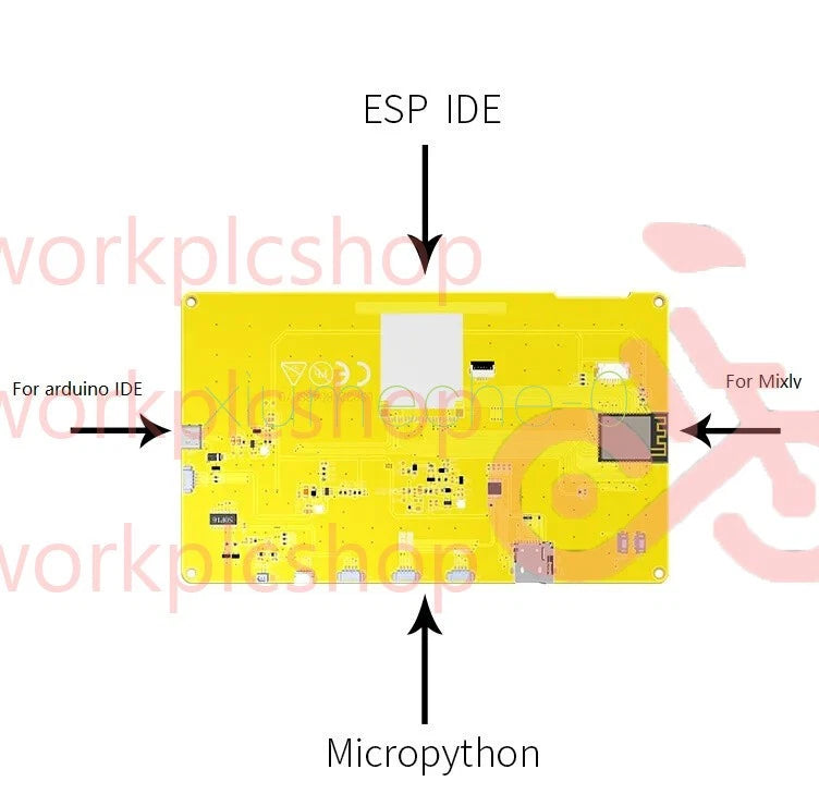 ESP32-S3 HMI WIFI&Bluetooth 7.0 inch Smart Display RGB LCD TFT For Arduino LVGL