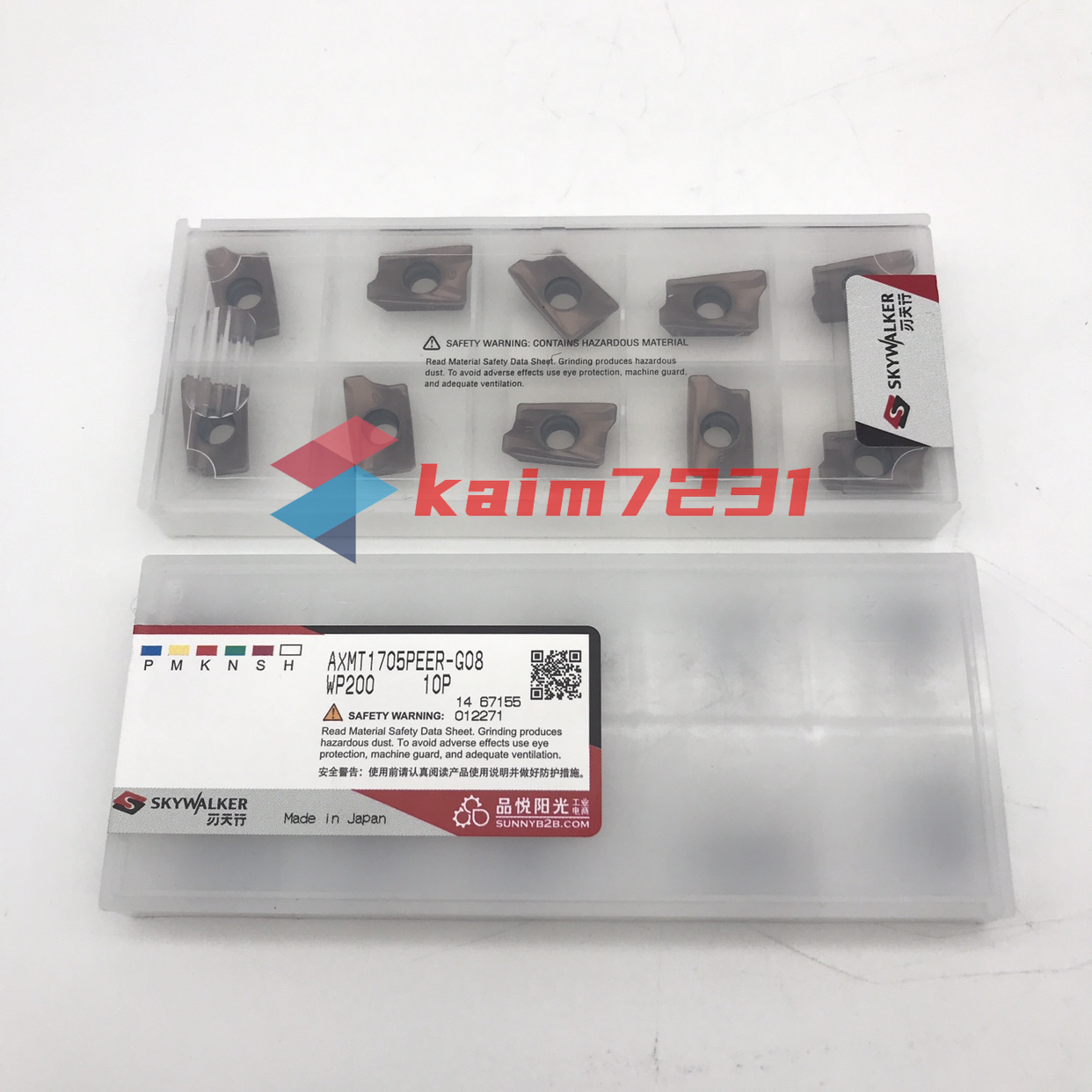 new SKYWALKER AXMT1705PEER-G08 WP200Carbide inserts 10Pcs - SKYWALKER
