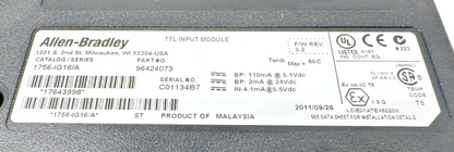 used Allen-Bradley 1756-IG16 Input Module - ALLEN-BRADLEY