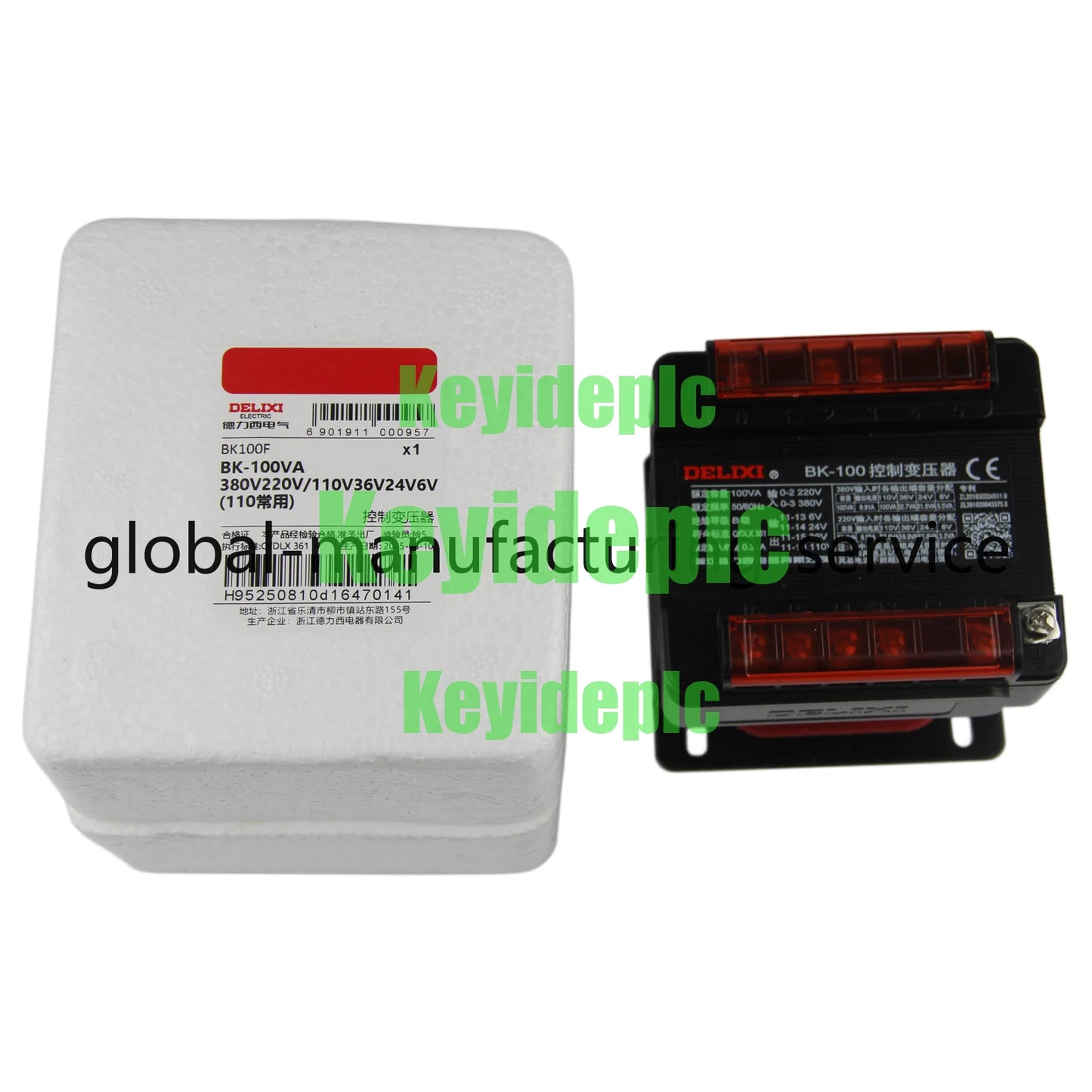 1PC DELIXI BK-100VA 110V Copper Control Transformer #ke