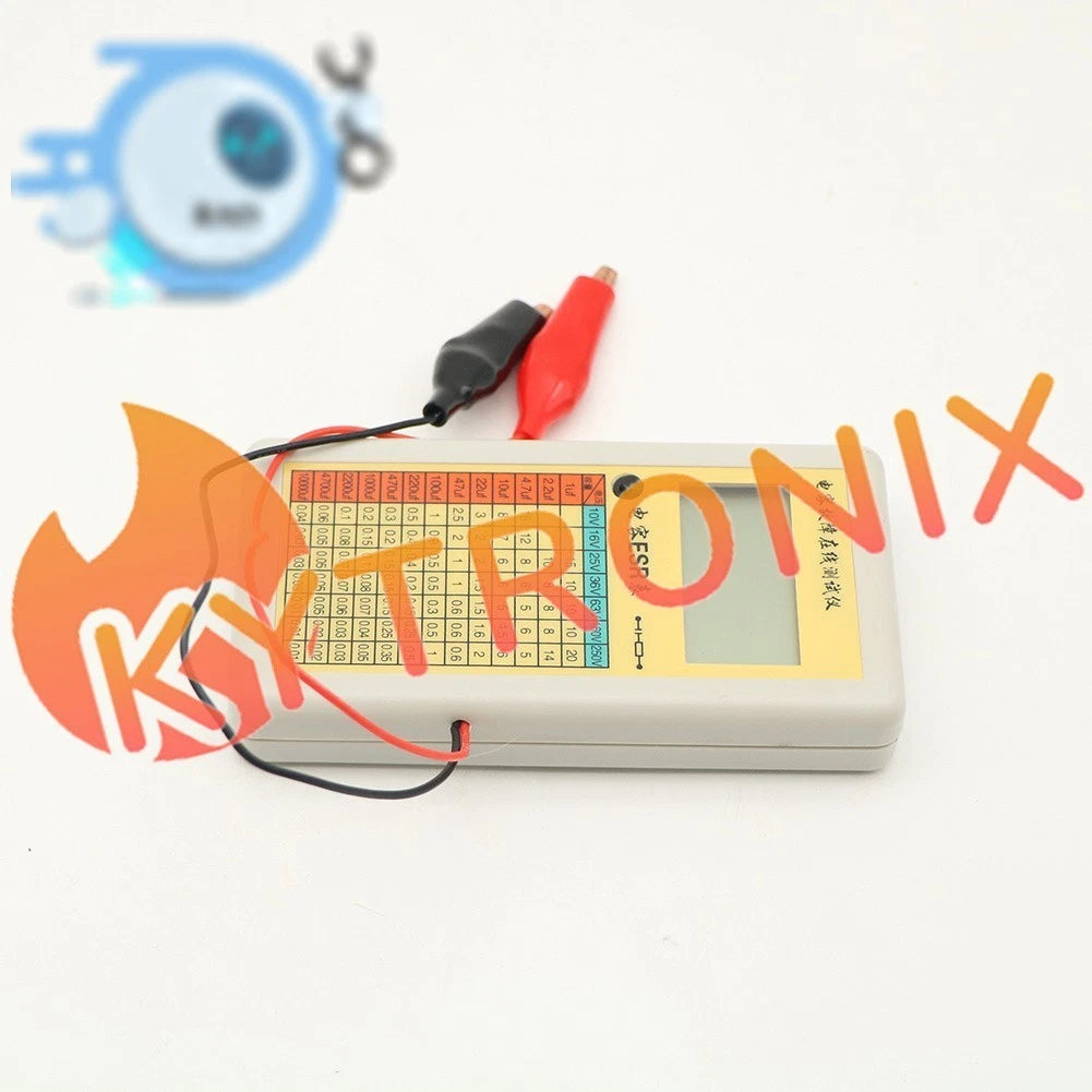 Digital LCD ESR Capacitance Ohm Meter In Circuit Tester