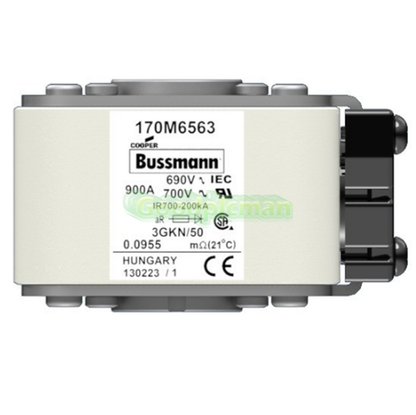 BUSSMANN 170M6563 Fuse 900A 690/700V 3GKN/50