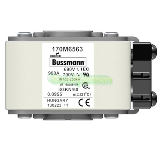 BUSSMANN 170M6563 Fuse 900A 690/700V 3GKN/50