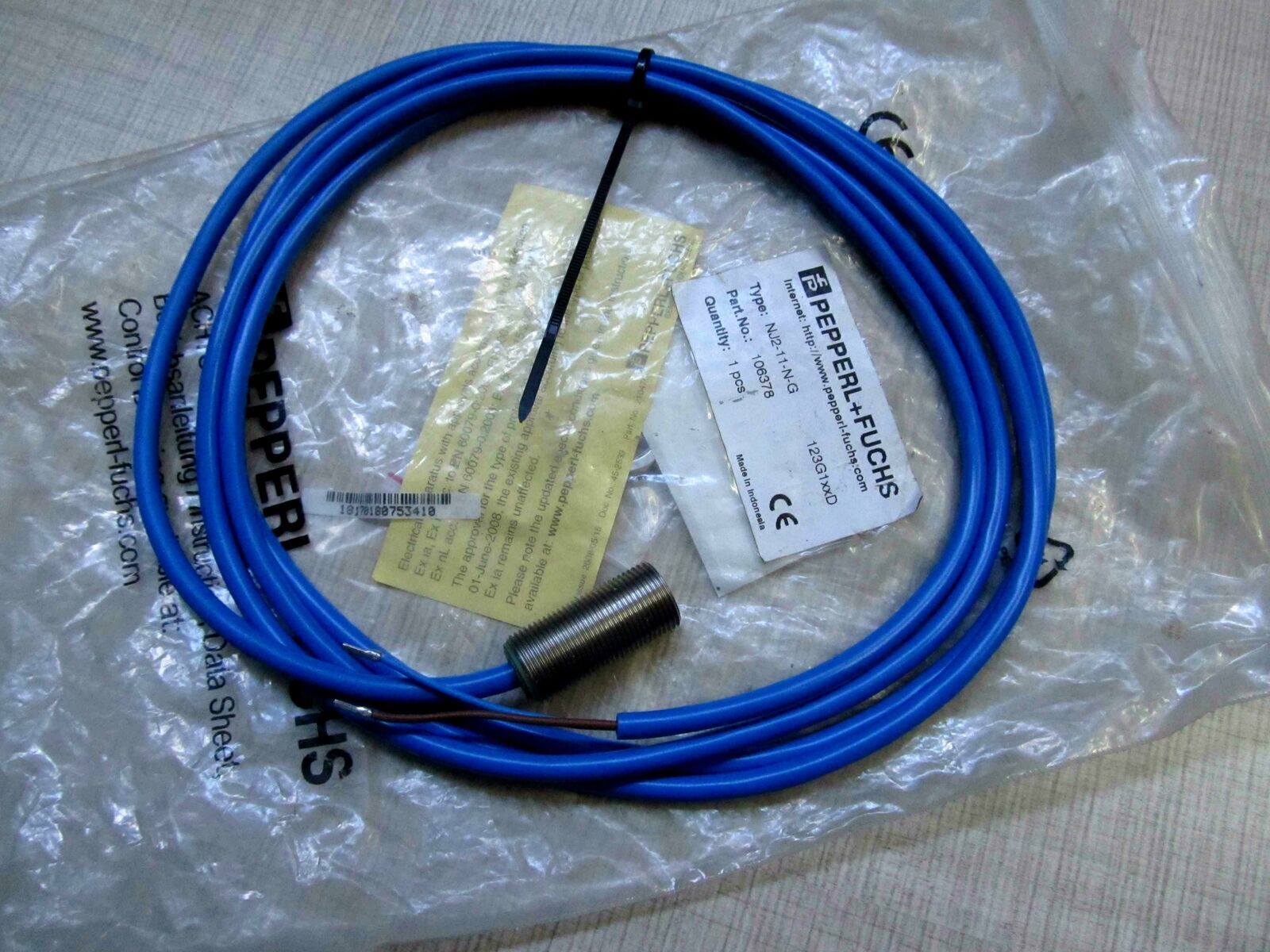 new One For PEPPERL+FUCHS NJ2-11-N-G Proximity Switch in Bag - PEPPERL+FUCHS