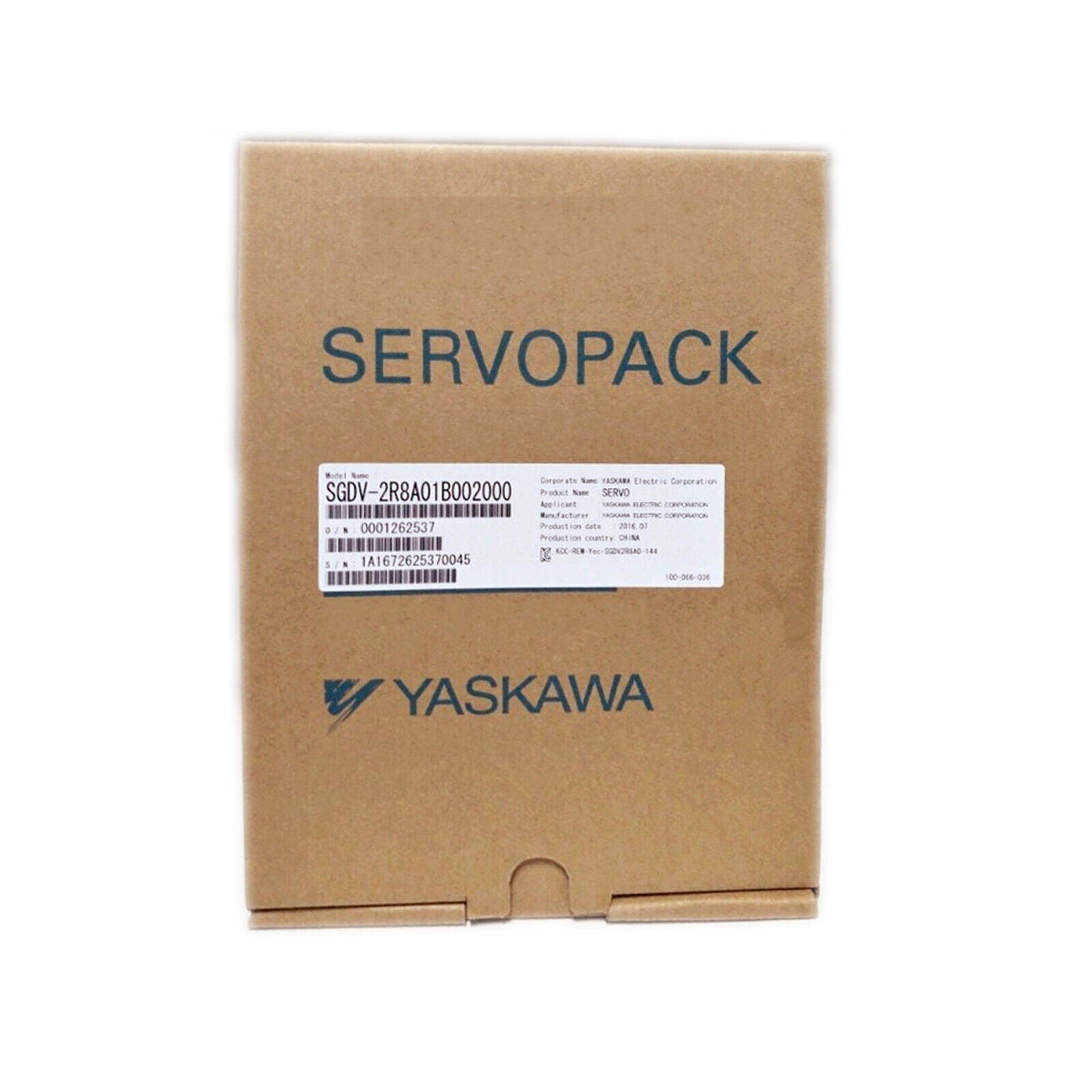 New In Box For Yaskawa SGDV-2R8A01B002000 Servo Drive - YASKAWA