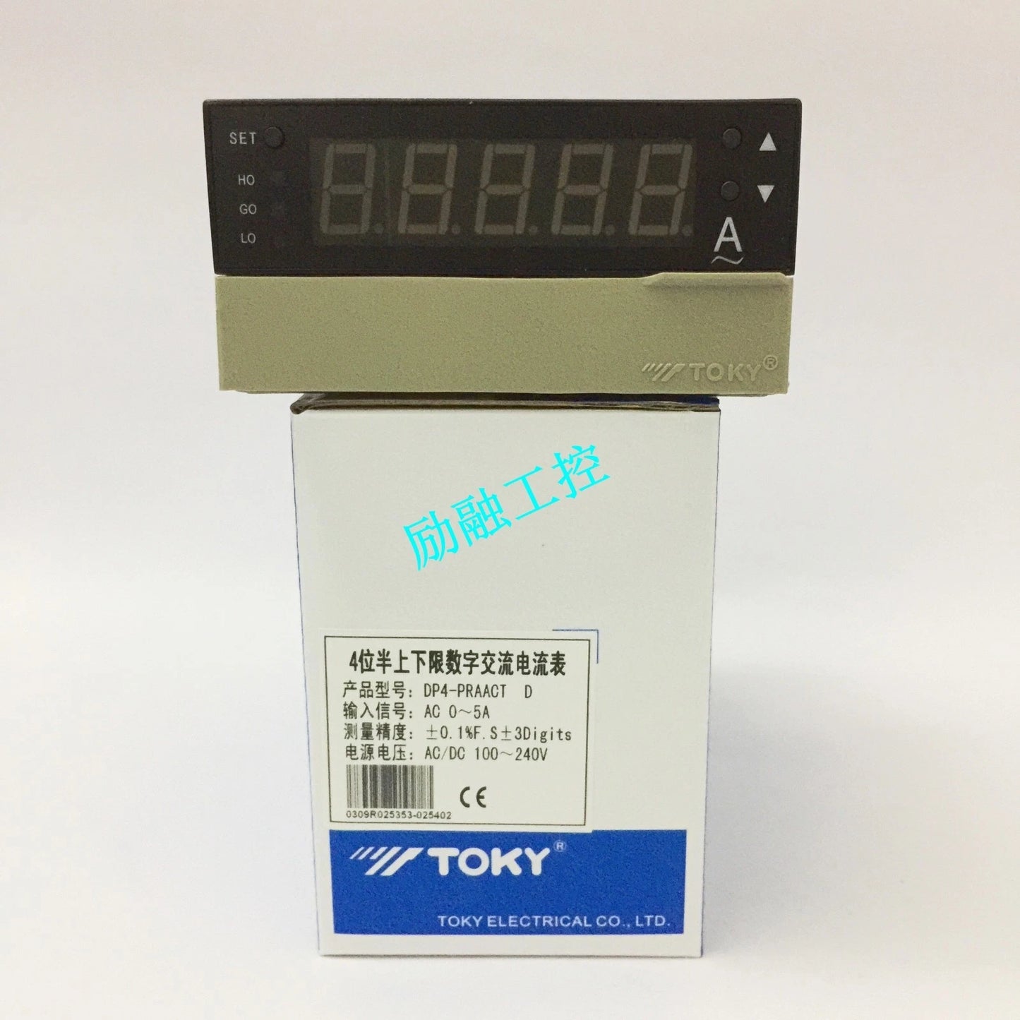 1pcs TOKY DP4-PRAACT four-and-a-half upper and lower limit alarm AC ammeter