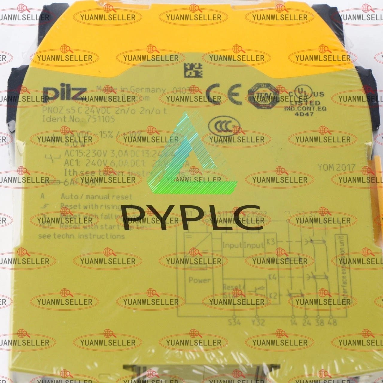 1PCS PILZ PNOZ s5 C 751105 Safety Relay
