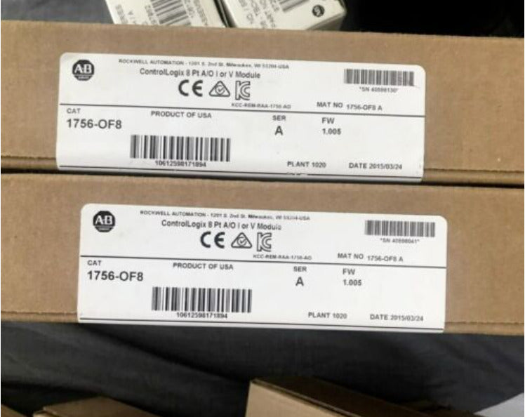 ControlLogix AB ControlLogix 1756-OF8 Output Module SerA 2022 Factory Sealed US Stock - CONTROLLOGIX