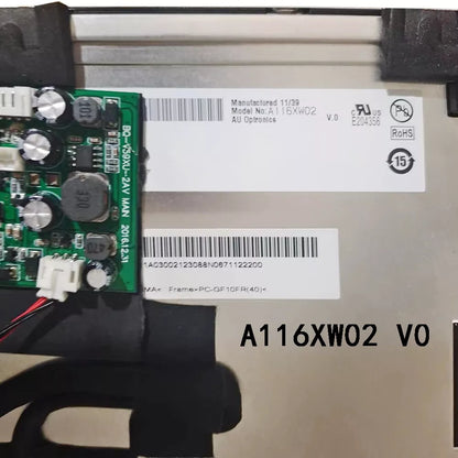 11.6" AUO A116XW02 V0 LCD Display Screen - AUO