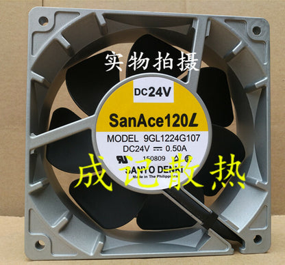 1pcs SANYO 9GL1224G10712038 24V 0.50A metal cooling fan