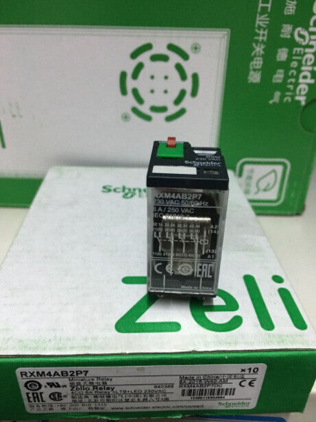 10PCS/1Box  Schneider RXM4AB2P7 Miniature Relays 230VAC In Box  #SC