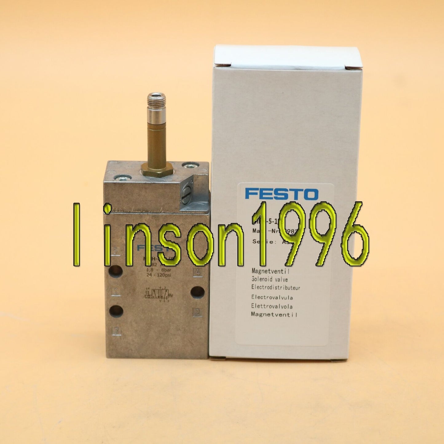 FESTO MFH-5-1/8 9982 Solenoid valve ONE Year - FESTO