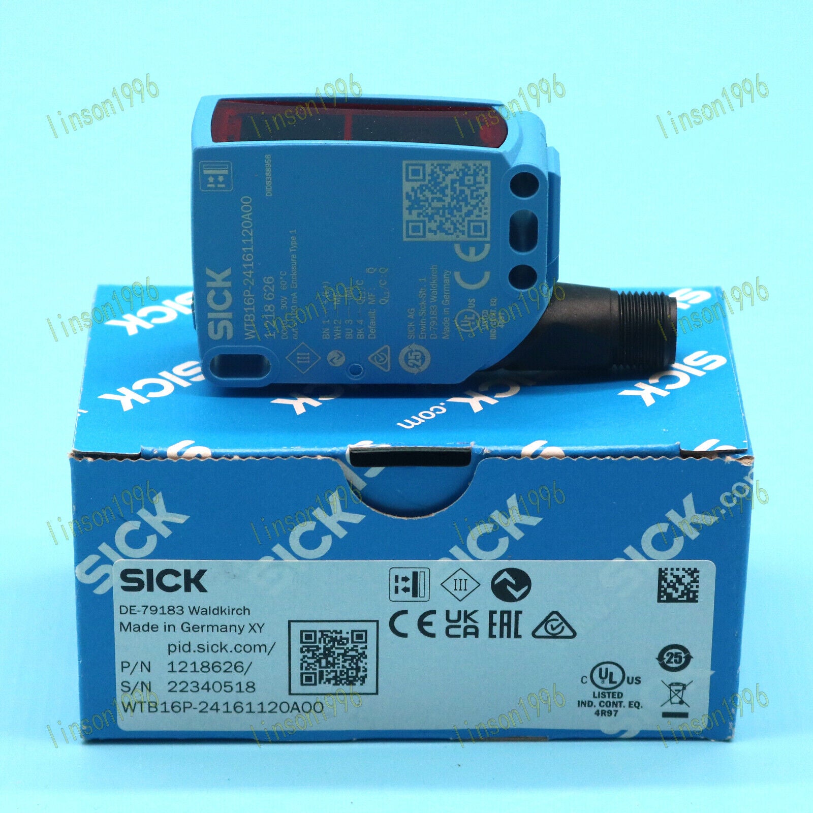 New Sick Photoelectric Sensor WTB16P-24161120A00 - SICK