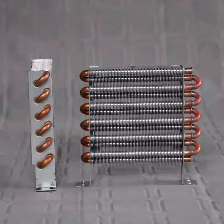 new CP2X6X120 Micro Radiator Condenser Copper Tube Evaporator 12CM FAN 12/24/48/220V