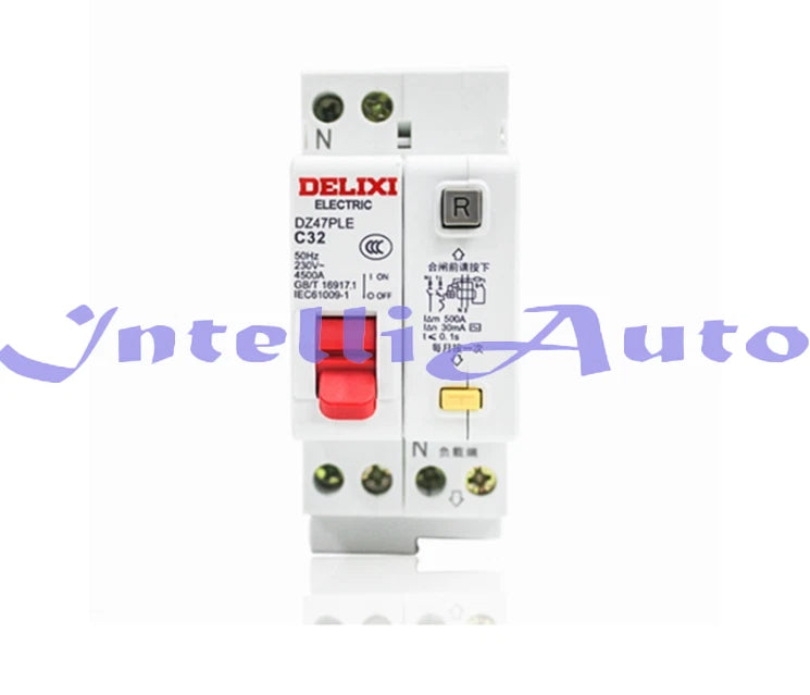 Delixi DZ47PLE Air-Switch Circuit Breaker ,1P+N, C-Type