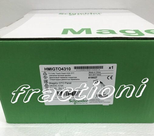 Schneider HMI HMIGTO4310, 1-Year In Box - SCHNEIDER