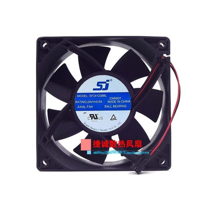 SJ SF241238BL 24V 0.6A 12038 12CM Double ball high airflow inverter fan
