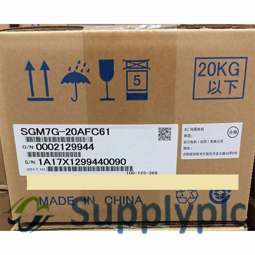 new 1pc Yaskawa Servo Motor Sgm7g-20afc61 2kw 1 Year