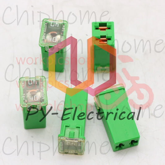 5PCS 0495040 Littelfuse 495 Square Car Fuse 40A 32V JCASE Cartridge Fuse
