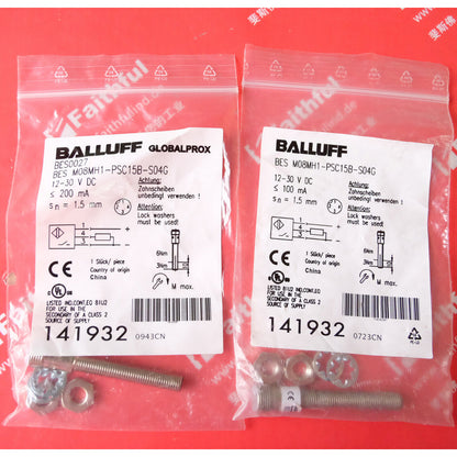 Balluff Proximity Sensor BES M08MH1-PSC15B-S04G - BALLUFF