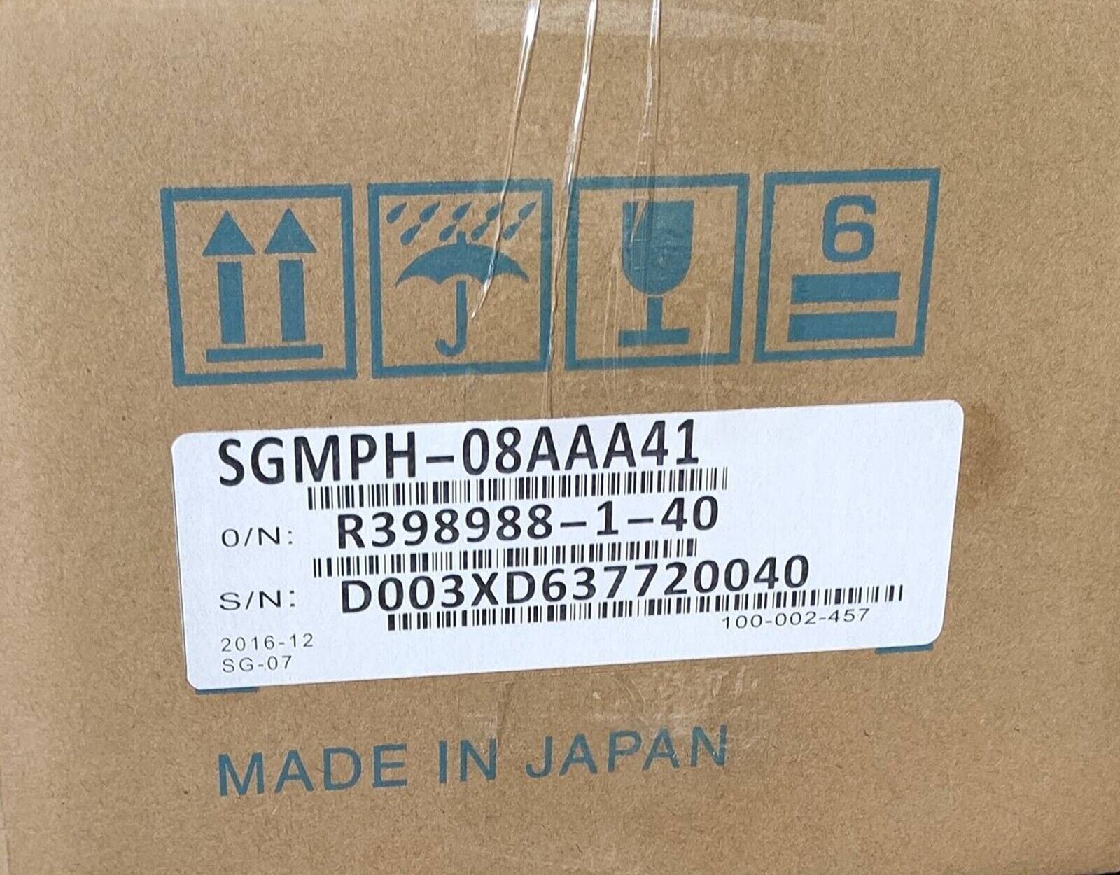 Yaskawa SGMPH-08AAA41 Servo Motor - YASKAWA