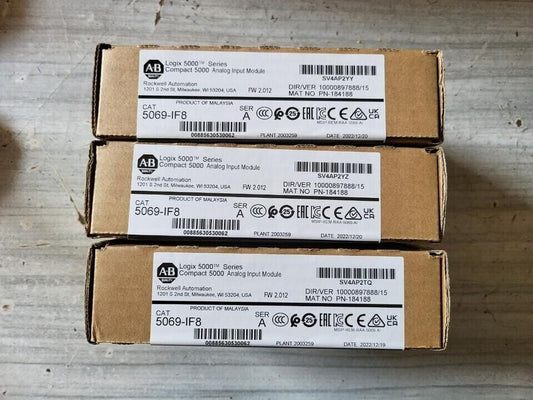 New Factory Sealed AB 5069-IF8 SER Compact 5000 Analog Input Module - NEW FACTORY SEALED