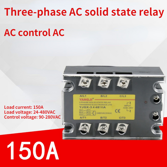 new Three-phase SSR AC control AC AC-AC solid state relay YJGX-3A48150A 480VAC 150A - YJGX