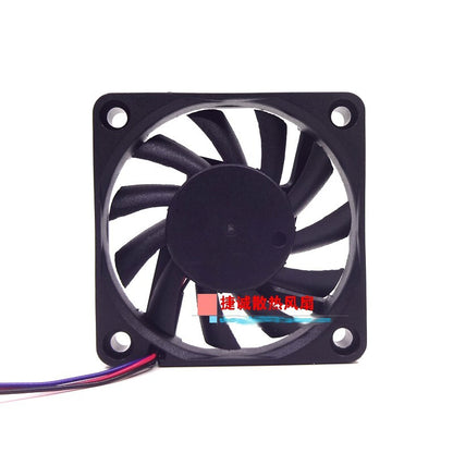 EVERCOOL EC6010M12EA 12V 6010 6CM 3-wire Dual Ball Case Cooling Fan