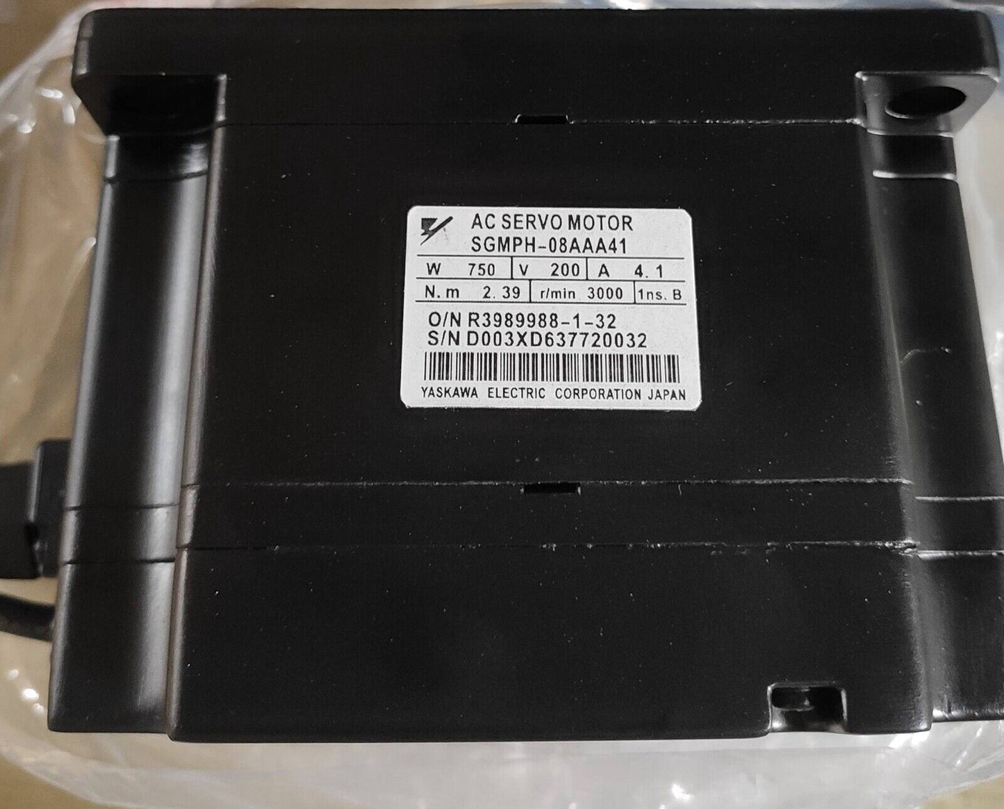 Yaskawa SGMPH-08AAA41 Servo Motor - YASKAWA