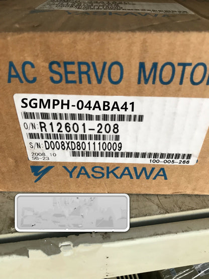 YASKAWA AC SERVO MOTOR SGMPH-04ABA41 SGMPH-04ABA41