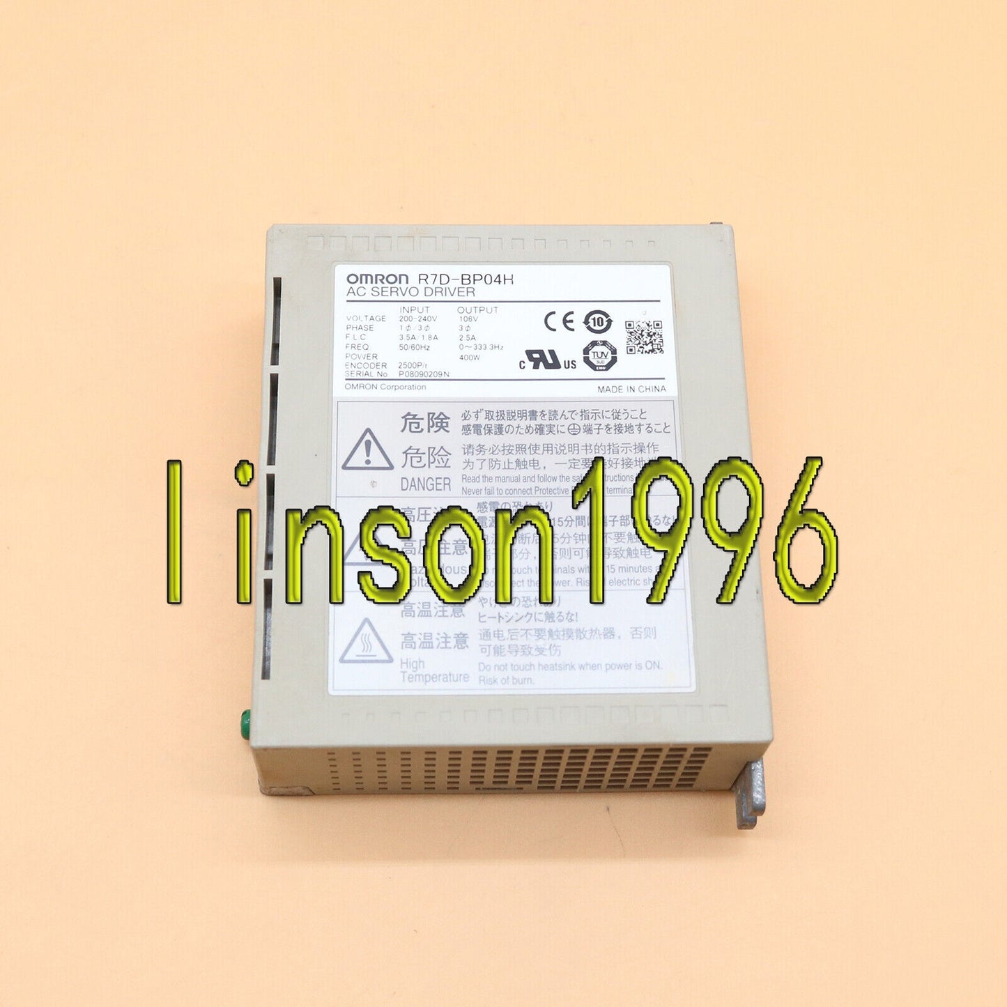 Omron R7DBP04H AC Servo Drive – Tested & Working - OMRON