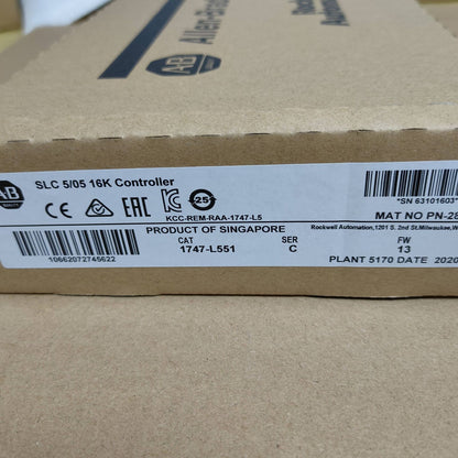 Allen-Bradley SLC 500-16K Controller Module NEW Factory Sealed - ALLEN-BRADLEY