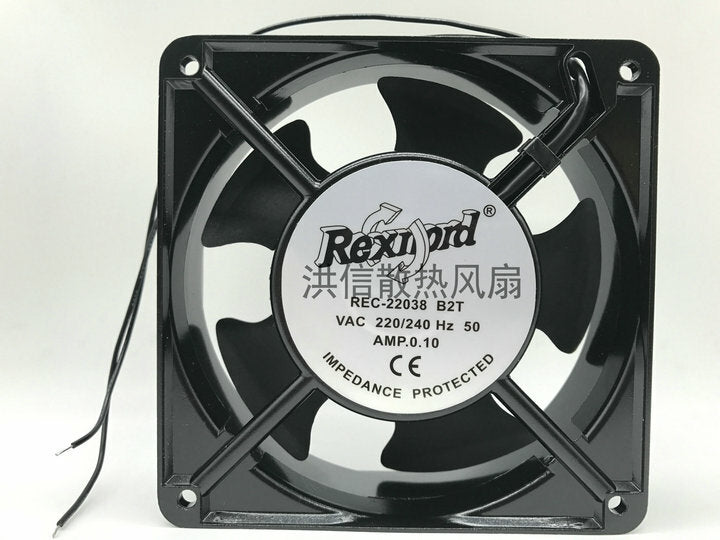 1pcs  Rexnord REC-22038 B2T 220/240V HZ50 AMP.0.10A Aluminum frame AC fan