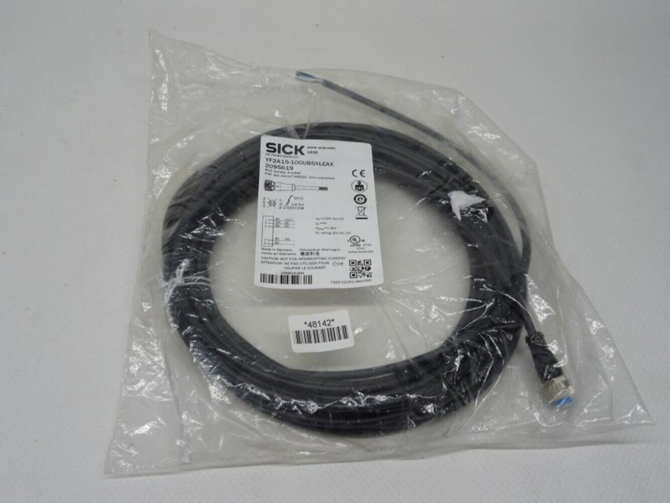 1pcs   SICK YF2A15-100UB5XLEAX 2095619 Cable line
