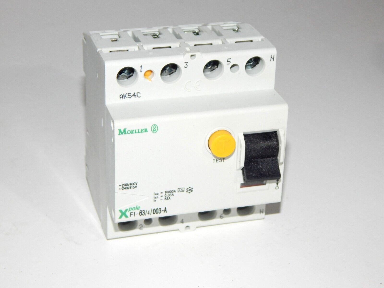EATON MOELLER Xpole FI-63/4/003-A 63A Residual Current Circuit Breaker - EATON