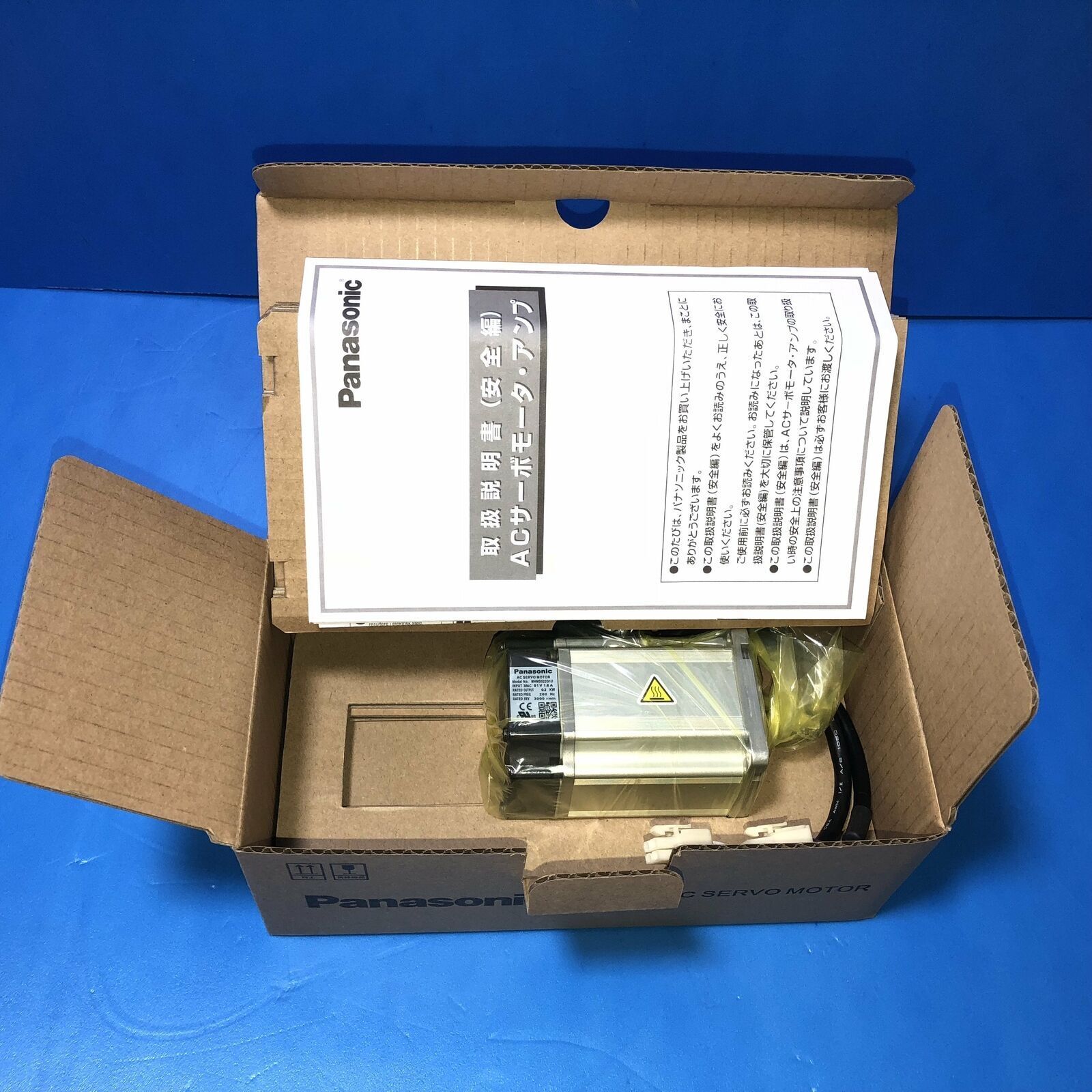 Panasonic MSMJ082G1D AC Servo Motor One Year - PANASONIC