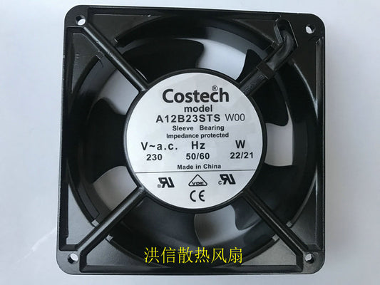 1PCS Costech   A12B23STS W00 230V 20/19W 12cm Cooling fan