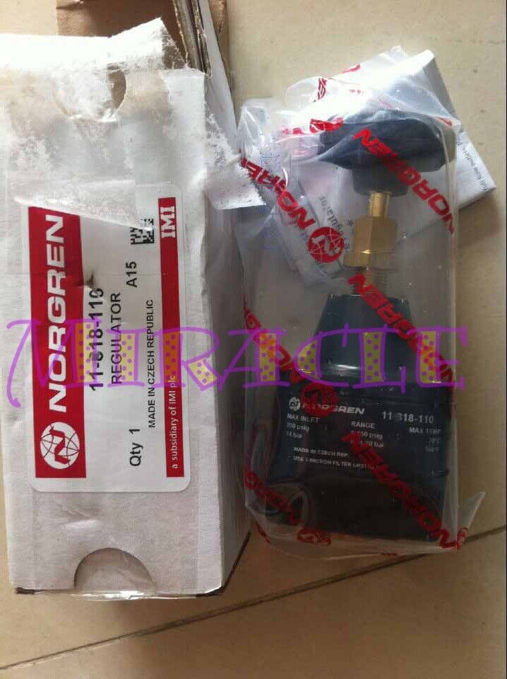 New Norgren 11-018-110 Precision Pressure Regulating Valve - NORGREN