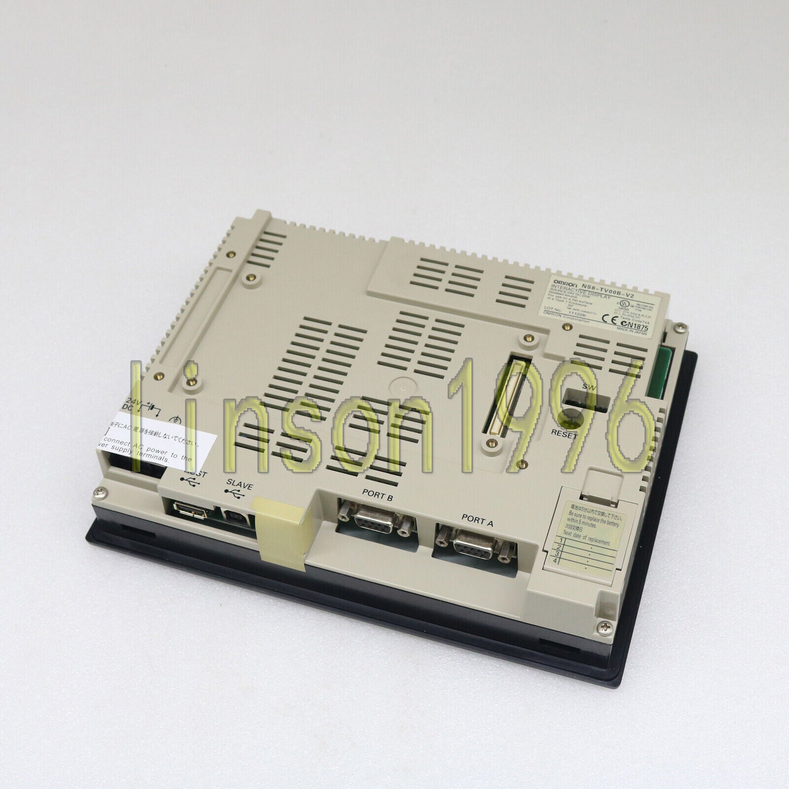 OMRON NS8-TV00B-V2 TOUCH SCREEN OPERATOR PANEL in Good Condition - OMRON