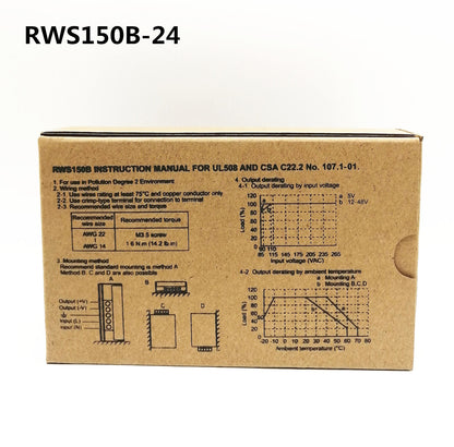 new 1pcs TDK-LAMBDA RWS150B-24 Switching Power Supply 24V 6.5A - TDK-LAMBDA