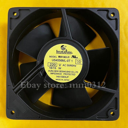 new 1pcs IKURA US4556ML-0T1 220V iron leaf high temperature fan - IKURA