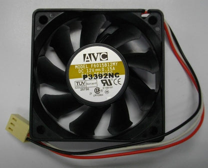 1pcs AVC F6015B12MY 6015 6cm 12V 0.15A double ball chassis cooling fan 3pin