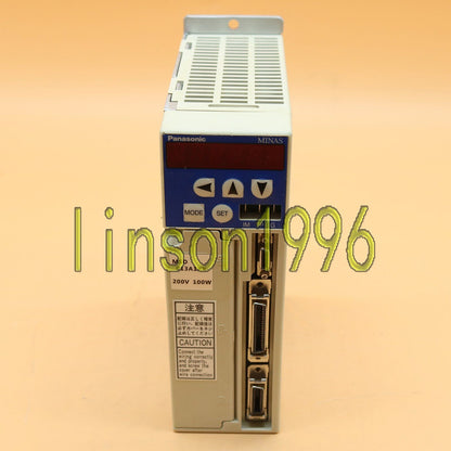 PANASONIC MSD013A1XX AC SERVO DRIVER 1PC 230V 2400 RPM 3.75KW - PANASONIC