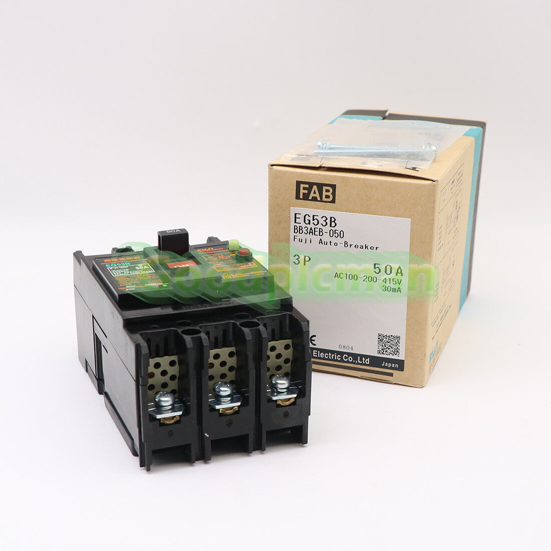 Fuji EG53B Circuit Breaker 50A 3P 1Pcs/