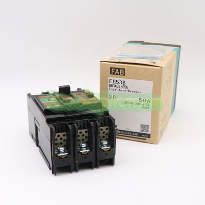 Fuji EG53B Circuit Breaker 50A 3P 1Pcs/