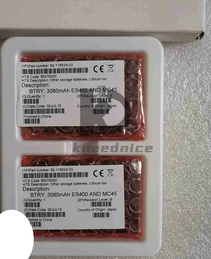 1PCS 3080mAh 3.7V Battery 82-118524-03 REV B For ES400 MC45