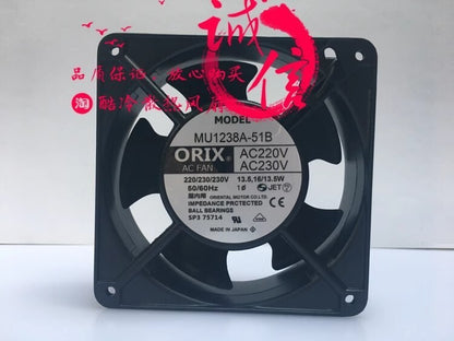 ORIX MU1238A-51B AC220/230V 16/13.5W 120*120*38MM Inverter Cooling Fan