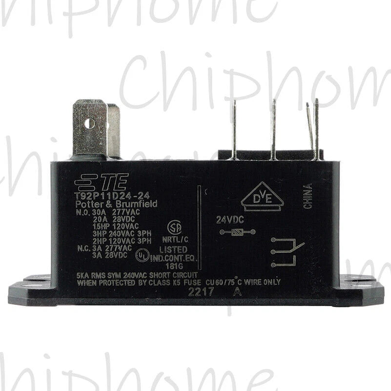 1PC TE T92P11D24-24 24VDC Electromagnetic Relay 8Pins