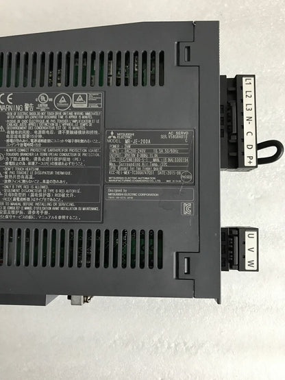 Mitsubishi ONE MR-JE-200A Used Servo Drive Tested in Good Condition - MITSUBISHI