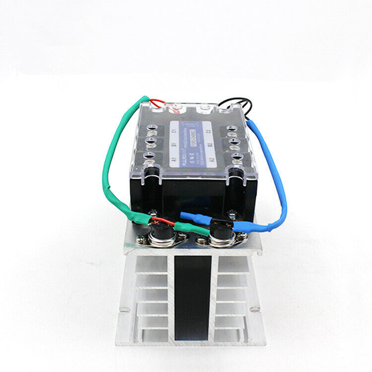new Three-phase solid state relay FDR3-A4840Z AC 40A SSR-3 non-contact with radiator - KOEED
